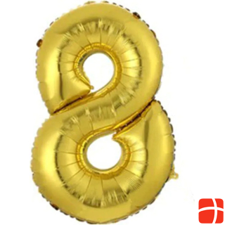 Hermex Foil balloon gold number balloon 72cm