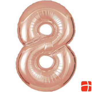 Hermex Foil balloon rose gold number balloon 72cm