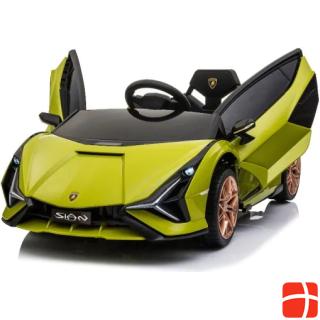 Электрический детский автомобиль Es-toys Lamborghini Sian - Лицензия - Аккумулятор 12 В, 2 двигателя - Пульт дистанционного управления 2,4 ГГц, MP