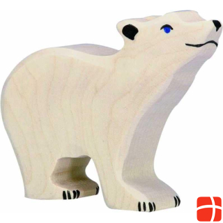 Holztiger Polar bear, small, head up