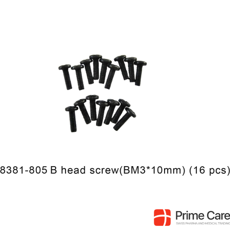DHK Flat head screws(BM3x10mm) (16pcs)