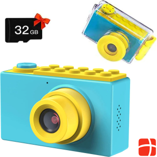 Kriogor Kids Waterproof Digital Camera (Blue)