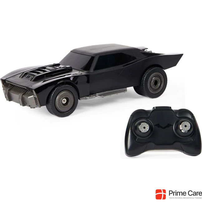 Maki DC Comics The Batman Batmobile remote control car in official look as in the Batman motion picture