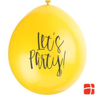 Unique Let's Party Assorted Balloons (10pcs)