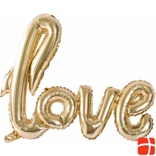 Artifete 'Love' aluminum balloon gold