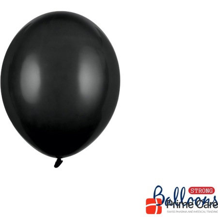 Partydeco Balloons 12cm pastel black (100pcs)