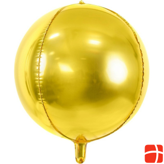 Partydeco Balloon Sphere Gold 40cm