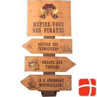Artifete Piraten-Panel 4 Pfeile
