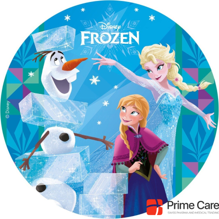 Dekora Sugar free edible disc 20cm - Snow Queen