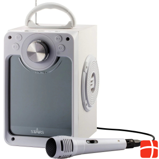 Linex Stars - Karaoke Machine - White (30218)