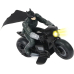 Maki dc comics 6060490 The Batcycle RC with Rider Action Figure, Official Batman Movie Styling, Kids