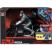 Maki dc comics 6060490 The Batcycle RC with Rider Action Figure, Official Batman Movie Styling, Kids