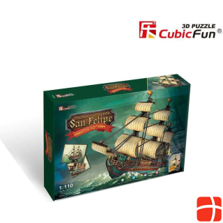 Cubicfun 3D Puzzlespielsegelschiff der spanischen Armada