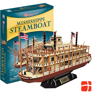 Cubicfun Puzzle 3D Dampfschiff Mississippi