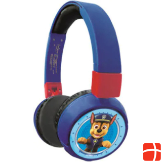 Lexibook 2 in 1 Bluetooth and Wired comfort foldable Headphones with kids safe volume - Paw Patrol