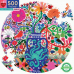 Eeboo Round puzzle, 500 pcs - Birds and Flowers (EPZFBDF)