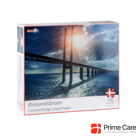 Games4U Denmark Puzzle - Oresunds Bridge (1000 pcs.)
