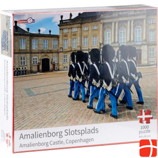 Games4U Denmark Puzzle - Amalienborg Castle, Copenhagen (1000 pcs.)