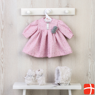Asi Así - Leonora Doll Clothes - Pink Floral Dress (243184940)