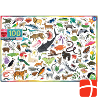 Eeboo J25Puzzle 100 шт - Красивый мир