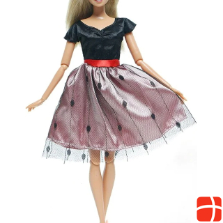 Hermex Fashion Dress for Barbie Dolls Fashion New Collection Black Pink