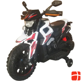 Электрический детский мотоцикл Es-toys D09 - аккумулятор 12V A - с тренировочными колесами, музыкой и светом