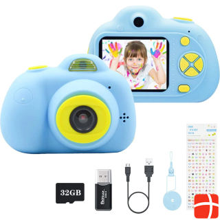 YunLone Kids Digital Camera (15MP, Blue)