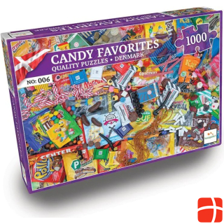Пазлы Lautapelit Nordic Quality - DA:006 - Candy Favorites (1000 штук) (LPFI7623)