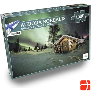 Lautapelit Nordic Quality Puzzles - FI:001 - Aurora Borealis (1000 pieces) (LPFI081)