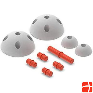 Modu Half Ball Kit - foam hemispheres develop heavy motor skills, red