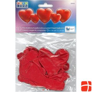 Karaloon 10 heart balloons