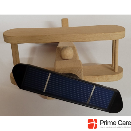 Sol-Expert Solar wooden biplane with rotor
