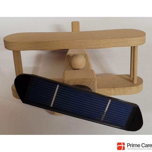 Sol-Expert Solar wooden biplane with rotor