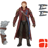 Thor Marvel Legends Thor: Love and Thunder 15 cm tall Star-Lord action figure, 2 accessories, 1 build-a-f