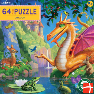Eeboo Puzzle 64 pcs - Dragon