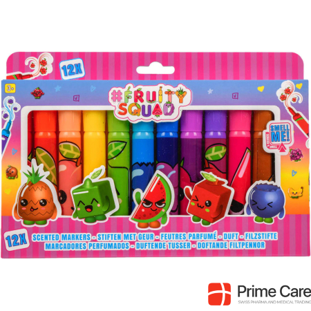 Canenco Fruity Squad Markers Super Broad Point with fragrance, 12 ...