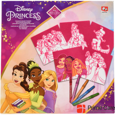 Canenco Disney Prinses Felt Colours, 5pcs.