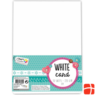Grafix Craft Cardboard White A4, 10 sheets