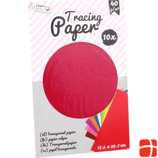 Grafix Tracing paper coloured, 10 colours