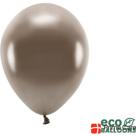 Partydeco Eco Balloons Metallic Brown
