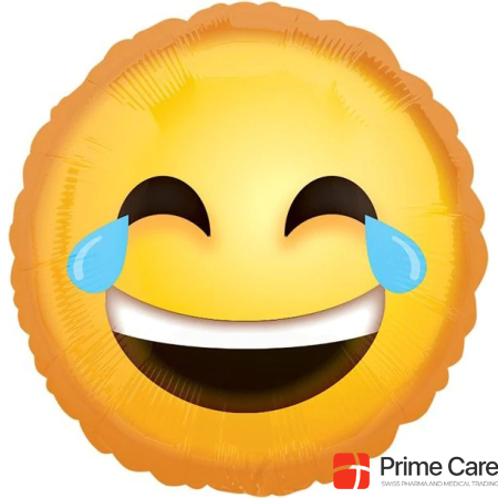 Anagram Emoji-Geburtstagsballon Vor Lachen sterben
