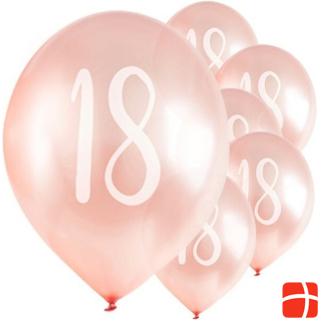 Hootyballoo Balloons 18 Years Rose Gold