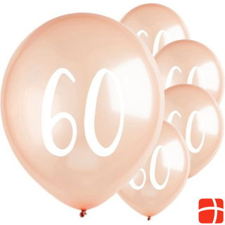 Hootyballoo Balloons 60 Years Rose Gold
