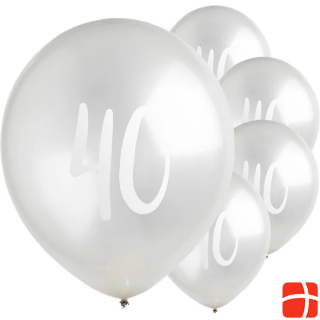 Hootyballoo Silver balloons 40 years