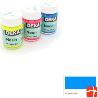 Deka Acrylic paint NEON UV 25ml BLUE