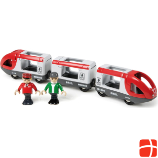 Brio Red passenger train