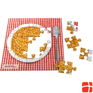 Mustard Kellogg's Puzzle Magnets, Rice Krispies