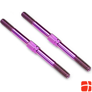 Edit Titanium tie rod (4x40mm) Purple (1 pair)