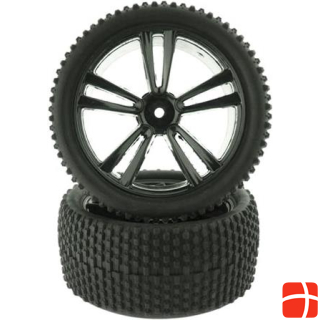 Himoto White Buggy Front Tires and Rims (31211W+31307) 2P
