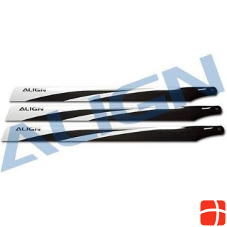 Align 690 Carbon Main Rotor Blades 3 Blade Set